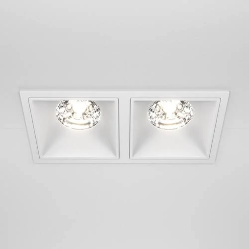 Встраиваемый светильник Downlight Alfa LED 30W, 4000K, Белый (Maytoni Technical, DL043-02-15W4K-SQ-W) - Amppa.ru