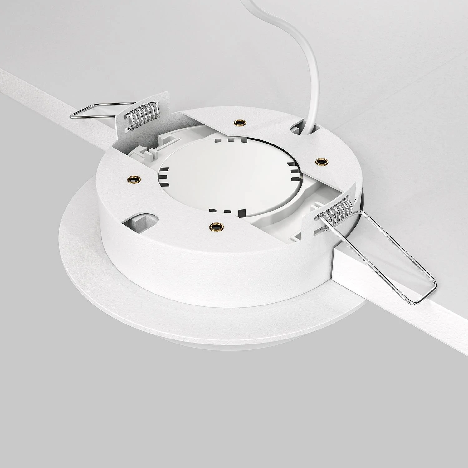 Встраиваемый светильник Downlight Hoop, 1xGX53 Белый (Maytoni Technical, DL086-GX53-RD-W) - Amppa.ru