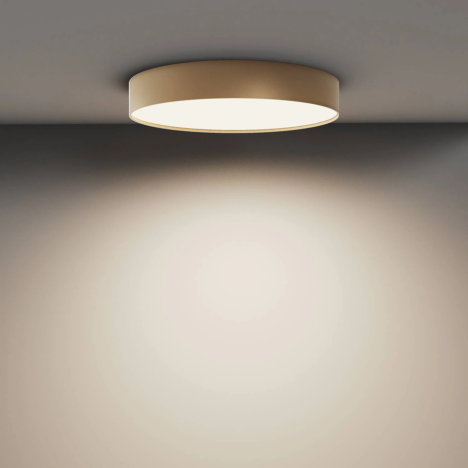 Потолочный светильник Ceiling Zon, LED 45W, 4000K, Матовое Золото (Maytoni Technical, C032CL-45W4K-RD-MG) - Amppa.ru