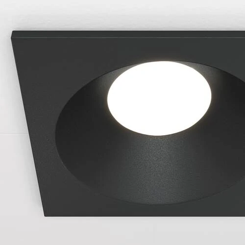 Встраиваемый светильник Downlight Zoom, 1xGU10 Черный (Maytoni Technical, DL033-2-01B) - Amppa.ru