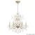 Люстра Crystal Lux ODELIS SP6 GOLD, 2571/306 - Amppa.ru