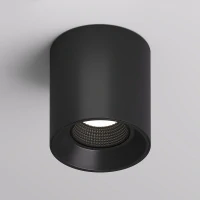 DK3090-BK Светильник накладной IP 20, 10 Вт, GU5.3, LED, черный/черный, пластик