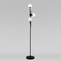 Напольный светильник со стеклянными плафонами 01383/3 черный (Eurosvet, a066797)