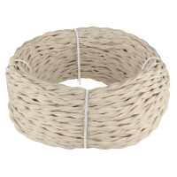 W6453546/ Электроустановочные изделия - Ретро кабель витой 3х1,5 (песочный)