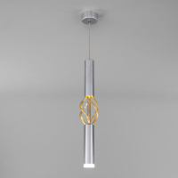 Подвесной светодиодный светильник в стиле лофт 50191/1 LED серебро / золото (Eurosvet, a049110)