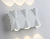 Уличный настенный светодиодный светильник IP54 ST4485/6 WH белый LED 4200K 6W IP54 140*80*45 (Ambrella Light, ST4485)